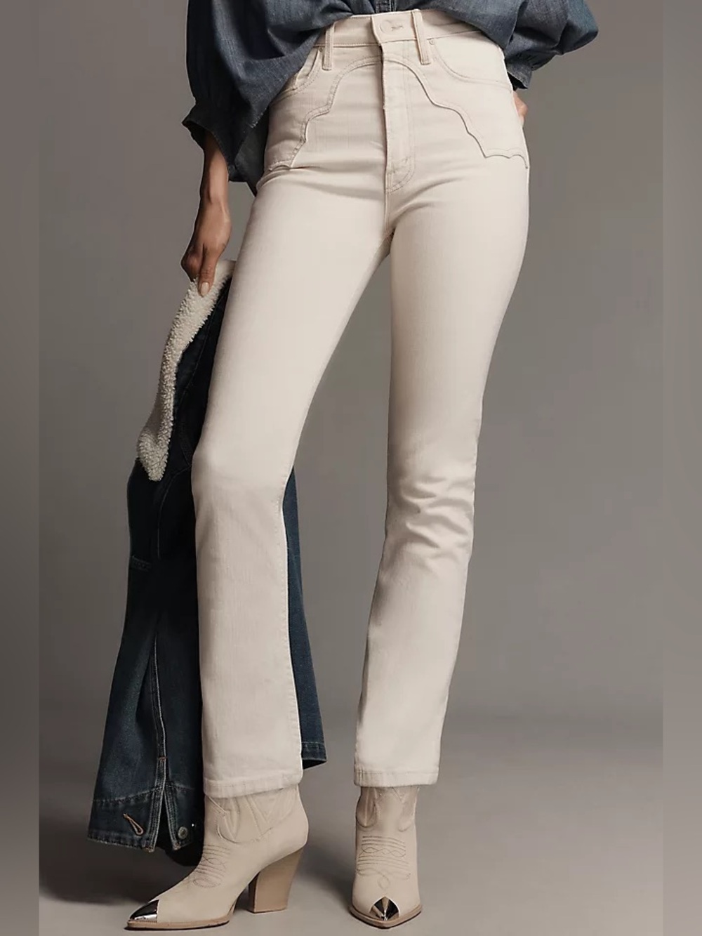 Mother jeans the buckle bunny rider ankle jeans